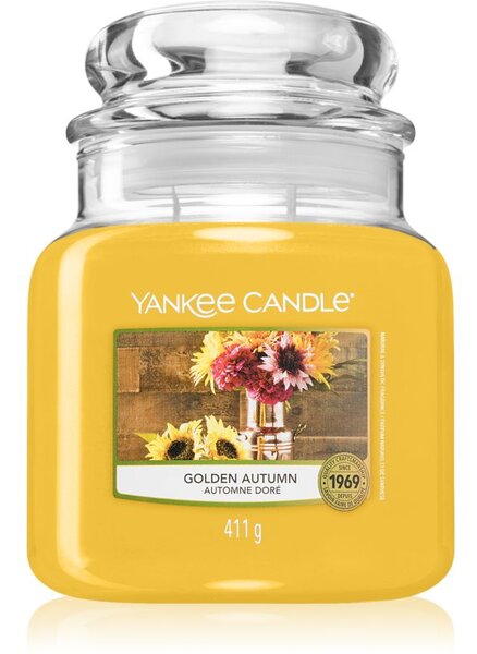Yankee Candle Golden Autumn vonná sviečka 411 g