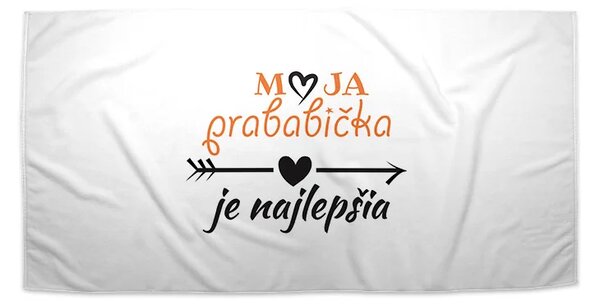 Sablio Uterák Moja prababka je najlepšia - 30x50 cm