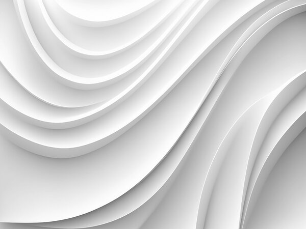 Tapety Biele 3D vlny, 3D fototapety, u94078 : Uwalls.sk