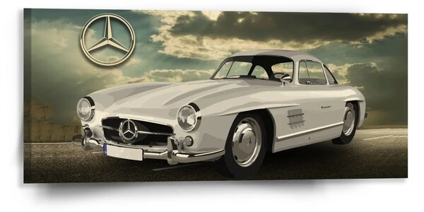 Sablio Obraz Mercedes-Benz 300 SL Na ceste - 110x50 cm