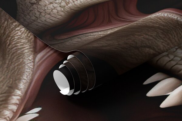Tapety 3D dinosaurus a listy, Detské fototapety, Fototapety dinosaury, u94772 : Uwalls.sk