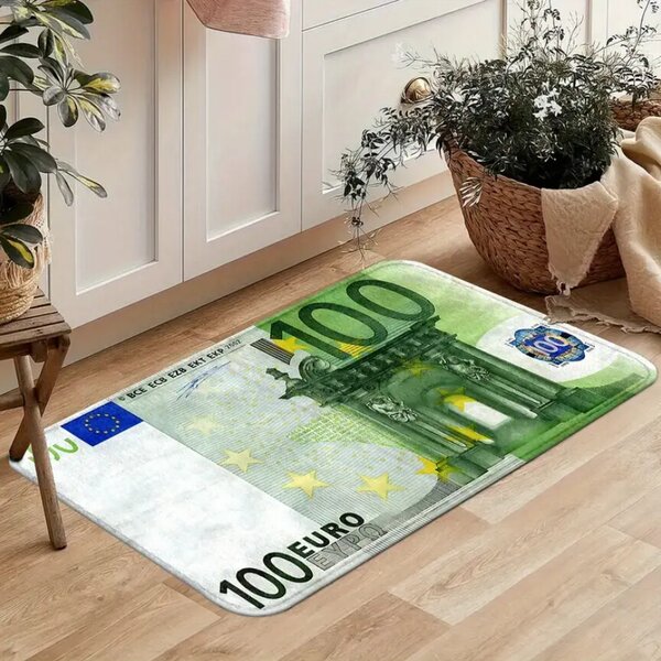 MK Original: Produkty s rodokmenem , Protišmyková predložka Bankovka, 50x80, zelená, chodba / predsieň