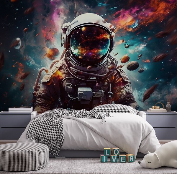 Tapety Astronaut medzi farbami, Detské fototapety, u95147 : Uwalls.sk