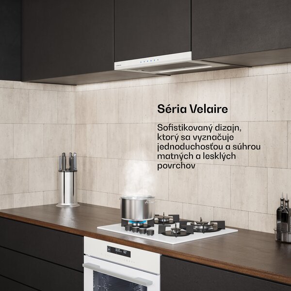 Klarstein Velaire vysúvací digestor 60 cm | Elegantná, minimalistická, výkonná | EEC A++ | 891 m³/h