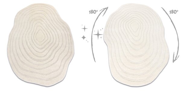 Koberec DUNE SHAPE 8070 krémový