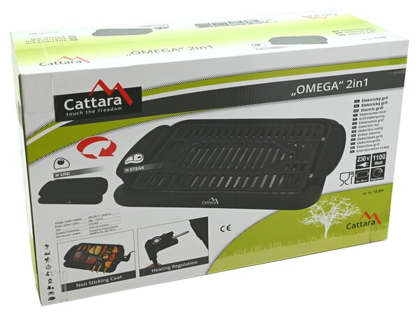 CATTARA Stolný elektrický gril OMEGA 2v1, 230 V