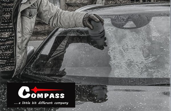 Compass Rotačná akumulátorová škrabka na ľad