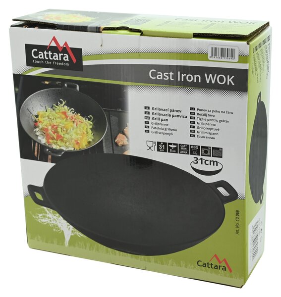 CATTARA Grilovacia panvica WOK LITINA 31 cm