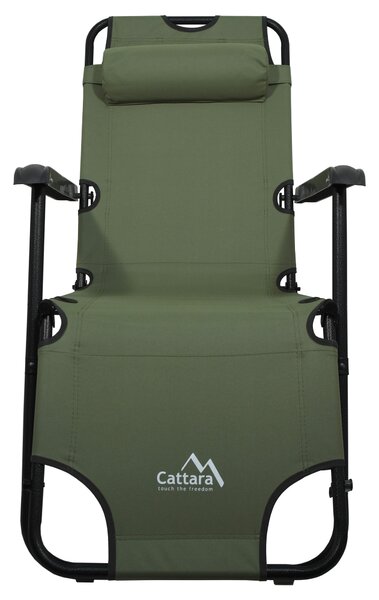 CATTARA Ležadlo/kreslo COMFORT zelené
