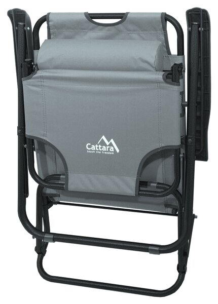 CATTARA Ležadlo/kreslo COMFORT, sivé