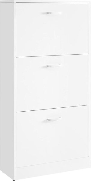 REGÁL NA TOPÁNKY, biela, 60/120/24 cm Boxxx - Online Only drobný nábytok, Online Only