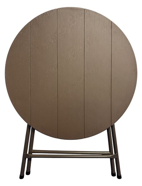 TENTino Kaviarenský stolík nízky 80 cm - IMITÁCIA DREVA