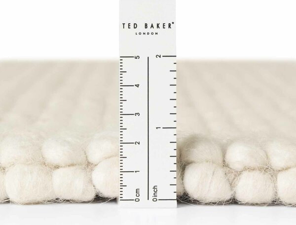 Ted Baker , Kusový koberec Richmond 106365 Biela kruh, 200x200, biela, detská izba