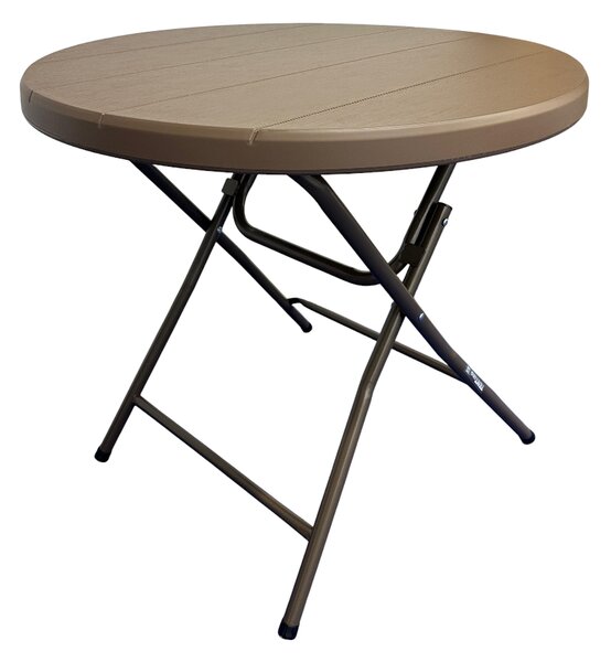 TENTino Kaviarenský stolík nízky 80 cm - IMITÁCIA DREVA