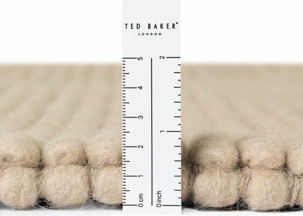 Ted Baker , Kusový koberec Richmond 106366 Béžová kruh, 200x200, béžová, detská izba