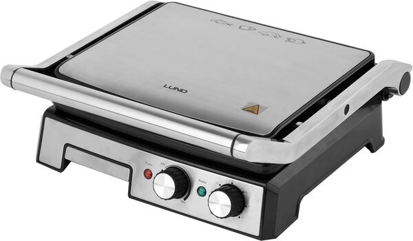 LUND Kontaktný gril 2000 W 3 v 1 z nehrdzavejúcej ocele