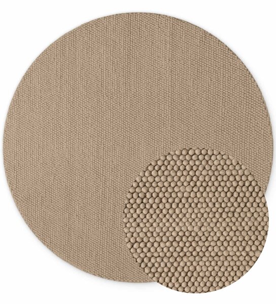 Ted Baker, Kusový koberec Ted Baker Richmond 106367 Beige kruh, 200x200, béžová, detská izba