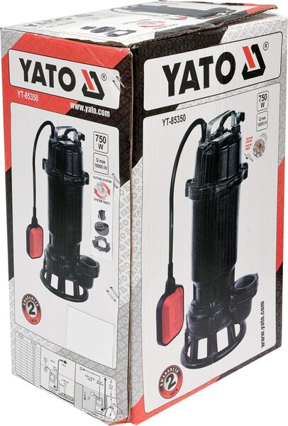 YATO Čerpadlo na kaly 750 W s drvičom