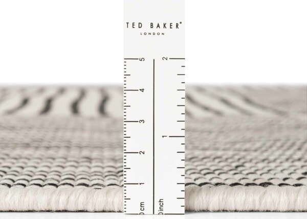Ted Baker , Kusový koberec Haringey 106372 Black White, 120x170, čiernobiela, chodba / predsieň