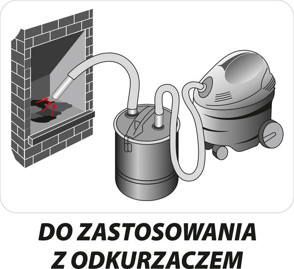 VOREL Vysávač na popol