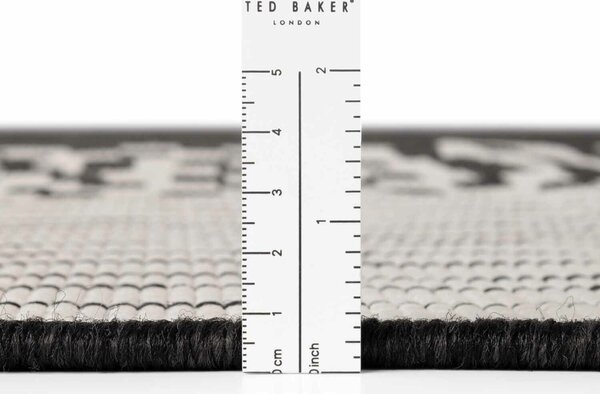 Ted Baker, Kusový koberec Ted Baker Haringey 106376 Black White, 160x230, čiernobiela, chodba / predsieň