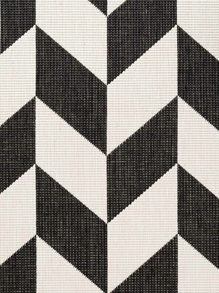 Ted Baker , Kusový koberec Haringey 106378 Black White, 120x170, čiernobiela, chodba / predsieň