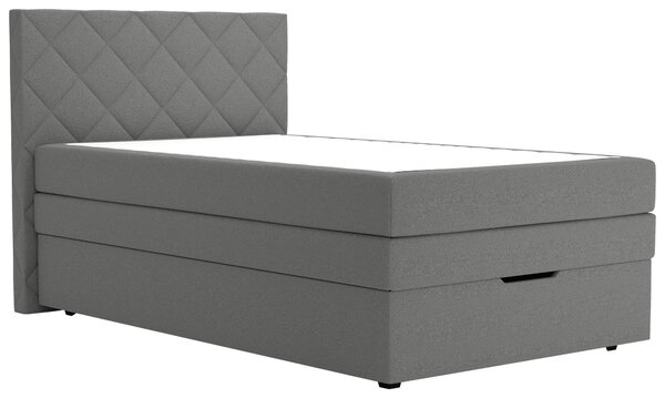 BOXSPRINGOVÁ POSTEĽ, 120/200 cm, sivá Blanar - Postele