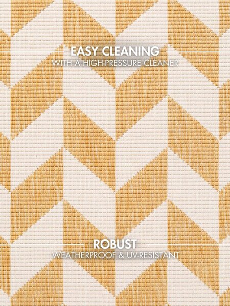 Ted Baker, Kusový koberec Ted Baker Haringey 106380 Yellow White, 80x200, žltá, chodba / predsieň