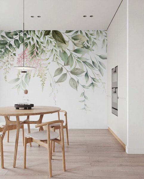 Tapety Visutá záhrada na jar, Fototapety s kvetmi, u95923 : Uwalls.sk