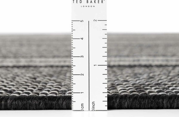 Ted Baker , Kusový koberec Haringey 106381 Čierna, 120x170, čierna, chodba / predsieň