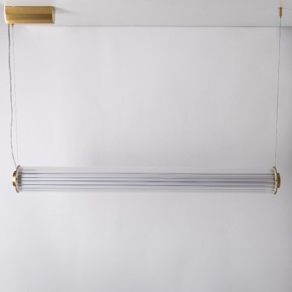 Zuma Line 1232 - LED stmievateľný luster na lanku COMO LED/39W/230V 2700-6500K zlatý + s diaľkovým ovládačom