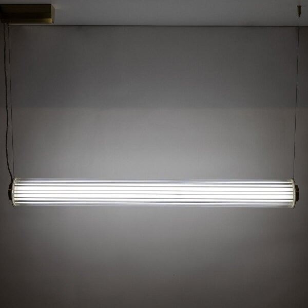 Zuma Line 1232 - LED stmievateľný luster na lanku COMO LED/39W/230V 2700-6500K zlatý + s diaľkovým ovládačom