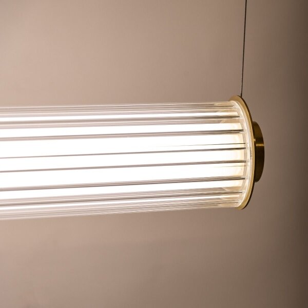 Zuma Line 1232 - LED stmievateľný luster na lanku COMO LED/39W/230V 2700-6500K zlatý + s diaľkovým ovládačom