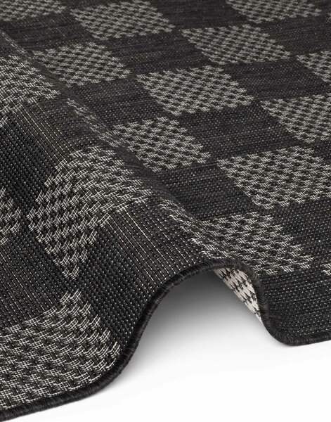 Ted Baker, Kusový koberec Ted Baker Haringey 106385 Black White, 120x170, čiernobiela, chodba / predsieň