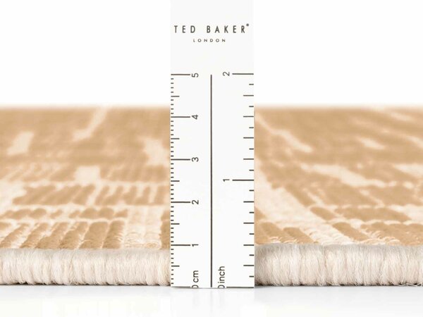 Ted Baker , Kusový koberec Haringey 106388 Béžová kruh, 160x160, béžová, chodba / predsieň