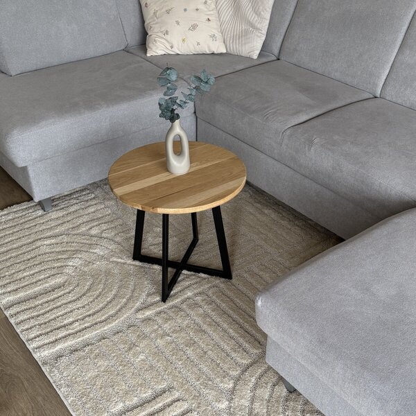 Ayyildiz, Kusový koberec Art 1121 Cream, 60x110, béžová, obývacia izba