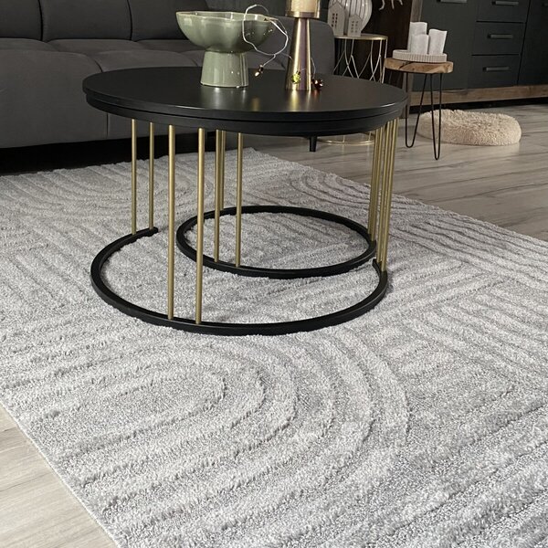 Ayyildiz, Kusový koberec Art 1121 Silver, 60x110, šedá, obývacia izba