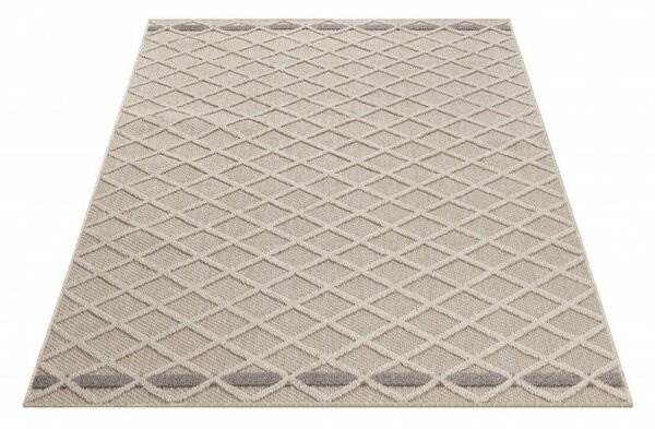 Ayyildiz , Kusový koberec Patara 4953 Beige – na von aj na doma, 80x150, béžová, chodba / predsieň