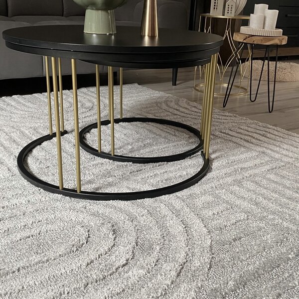 Ayyildiz, Kusový koberec Art 1121 Silver, 60x110, šedá, obývacia izba