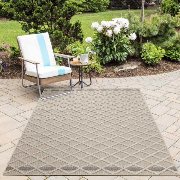 Ayyildiz , Kusový koberec Patara 4953 Beige – na von aj na doma, 80x150, béžová, chodba / predsieň