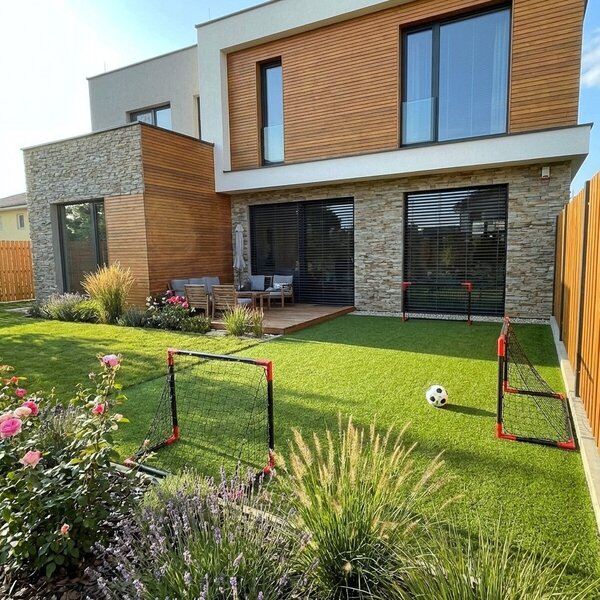 Europe Grass , Umelá tráva Profi Garden, vyrezať kruh, šíře 4m, zelená