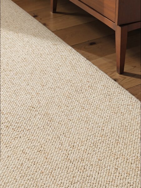 BT Carpet, Behúň Wolly 102843, 80x200, biela, obývacia izba