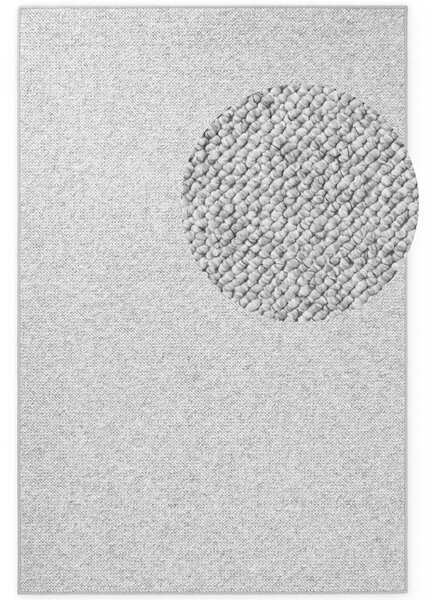 BT Carpet, Kusový koberec Wolly 102840, 60x90, šedá, obývacia izba