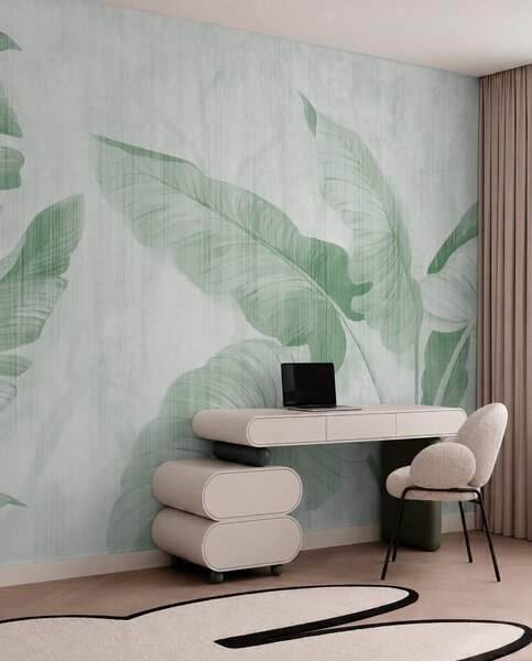 Tapety Mätové tiene banánových listov, Fototapety s prírodnými motívmi, u00299v4 : Uwalls.sk