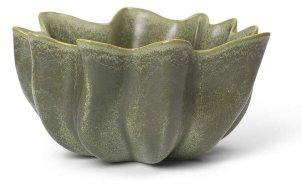Ferm Living Misa Nium Bowl Large, dark sage