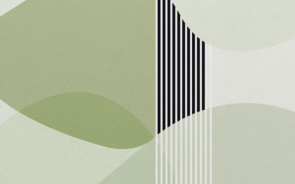 Tapety Retro oblúky v zelenej, Fototapety abstraktné, u74075v3 : Uwalls.sk