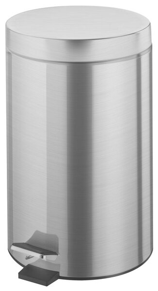 BISK Erga Masterline, nerezový odpadkový kôš 5l, brúsená oceľ, ERG-03275