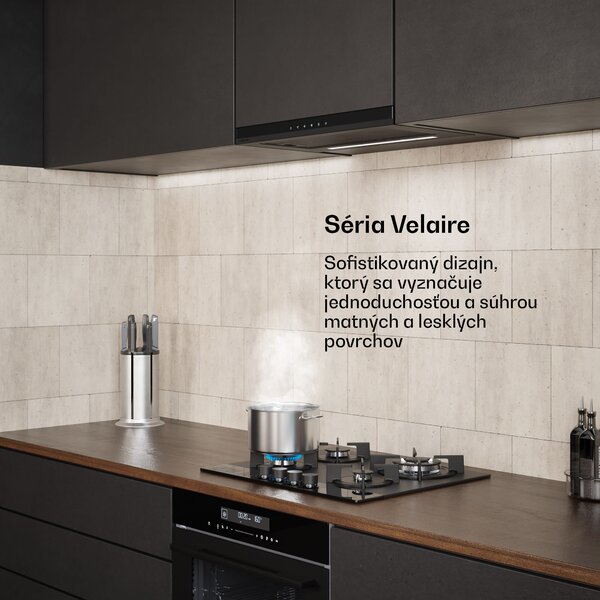 Klarstein Velaire vysúvací digestor 60 cm | Elegantná, minimalistická, výkonná | EEC A++ | 891 m³/h
