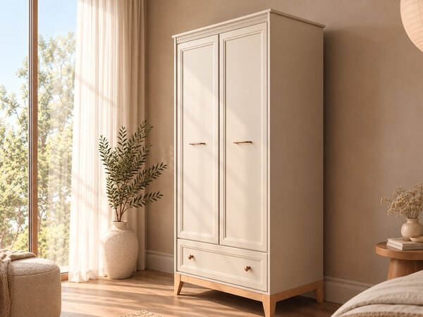 Šatníková skriňa DANNA 90 cm kašmír
