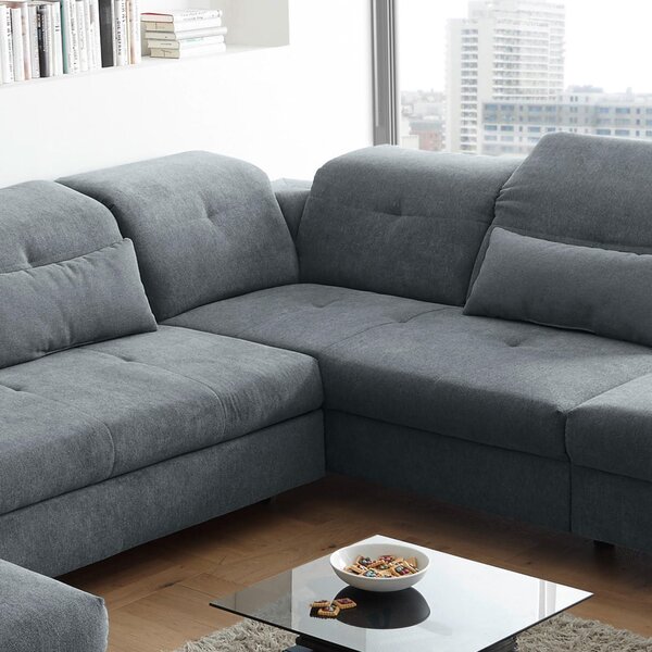 SEDACIA SÚPRAVA, textil, antracitová MID.YOU - Sedačky, Online Only